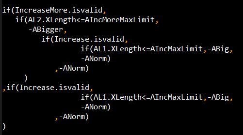 Nested Coding to make both working and checking both target max