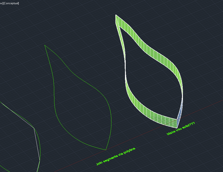 Solved: [AutoCAD 2018] Converting noncoplanar 3D polyline into a solid? -  Autodesk Community - AutoCAD