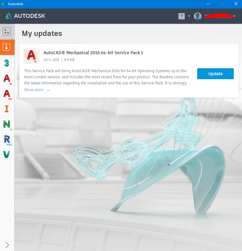 Solved: AutoCAD Mechanical 2016 64-bit Service Pack 1 Update Will Not  Disappear - Autodesk Community - Subscription, Installation and Licensing