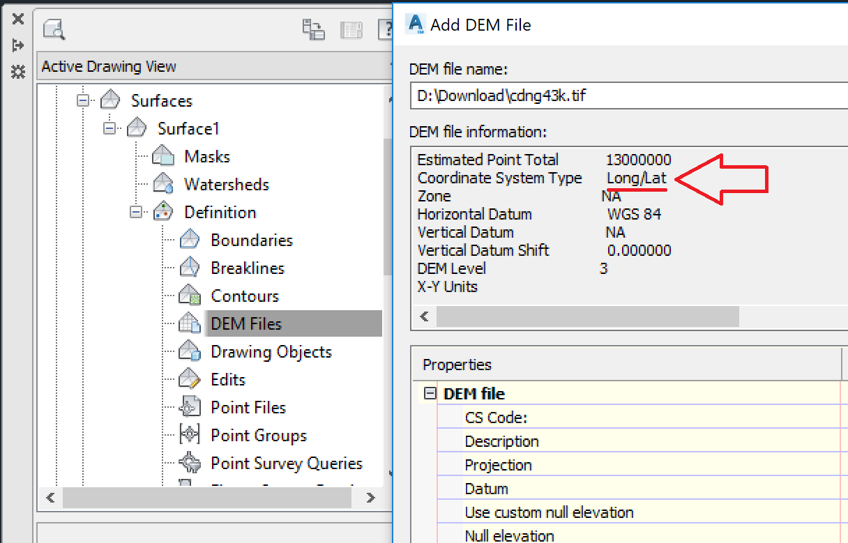 Solved: Creating Surface from GEOTIFF DEM - Autodesk Community