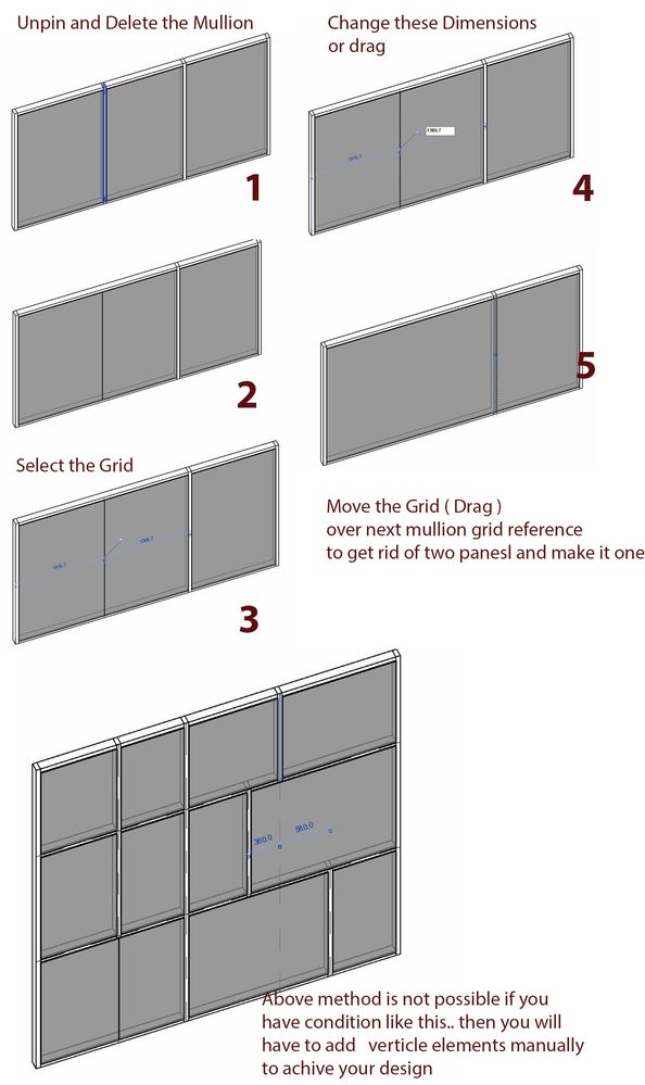 How to join two curtain wall panels. - Autodesk Community - Revit Products