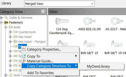 Solved: Content center category new parameters - Autodesk Community