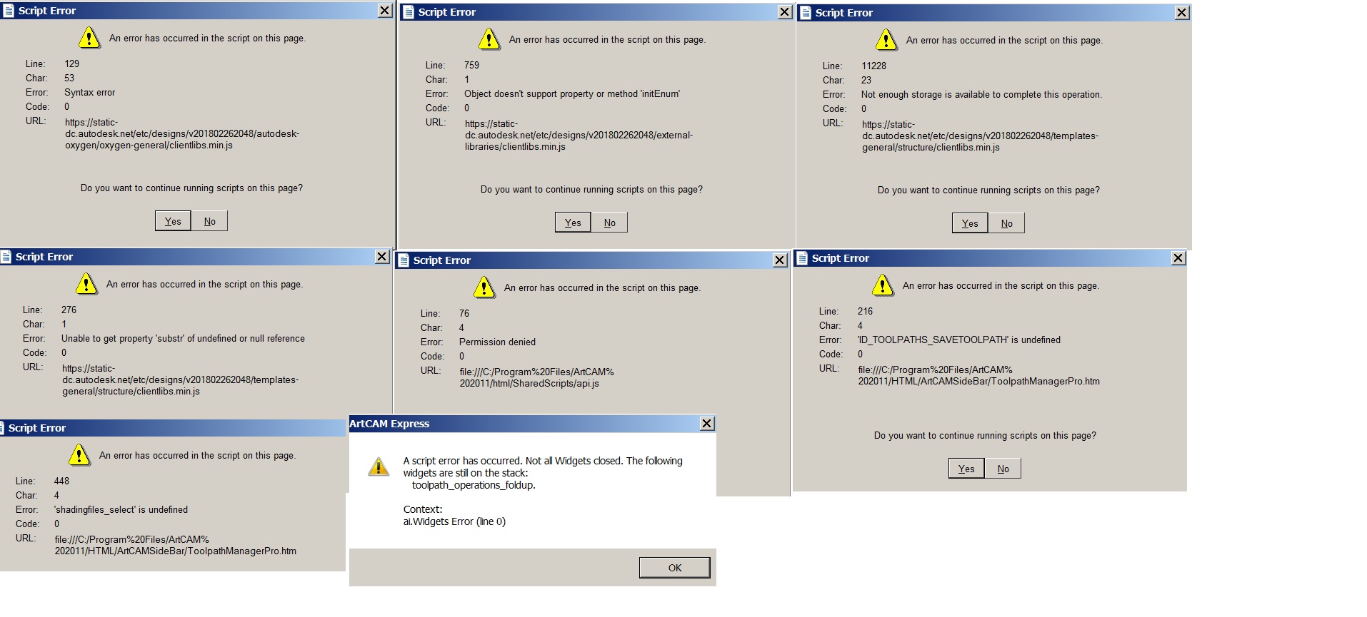Solved Script Error in ArtCAM 2011 Autodesk Community