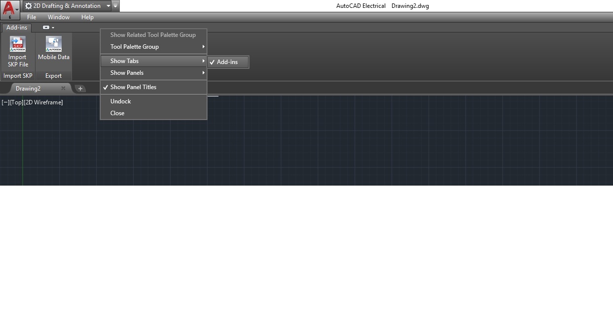 Solved: Yes, Another Missing Tabs Question - Autodesk Community