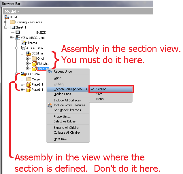 Solved: Incomplete Section View - Autodesk Community