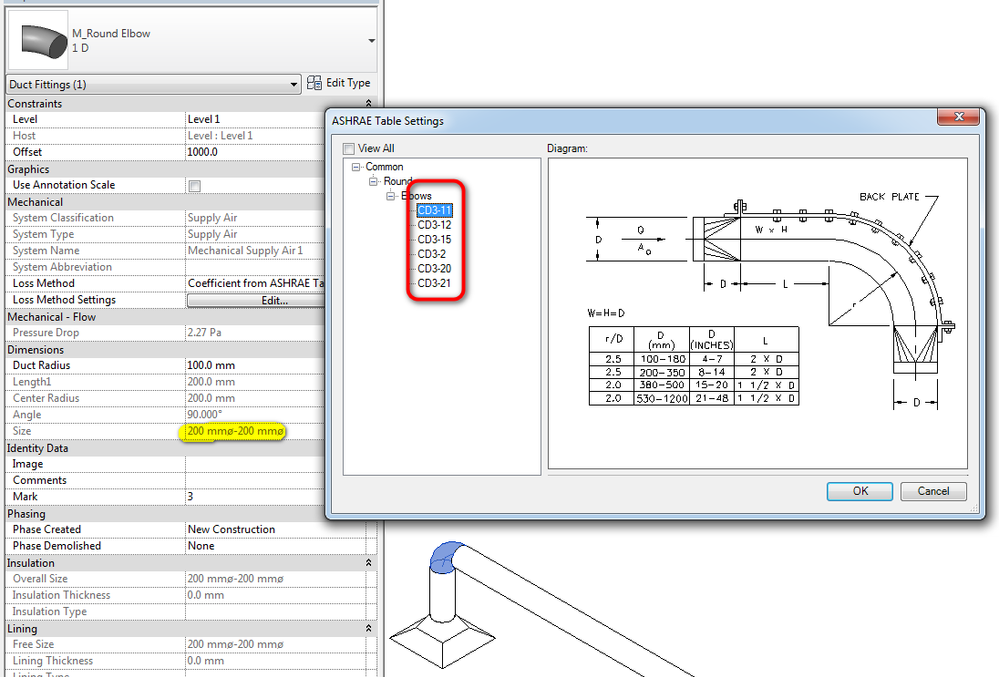 Duct ASHRAE table for pressure loss - Autodesk Community - Revit Products