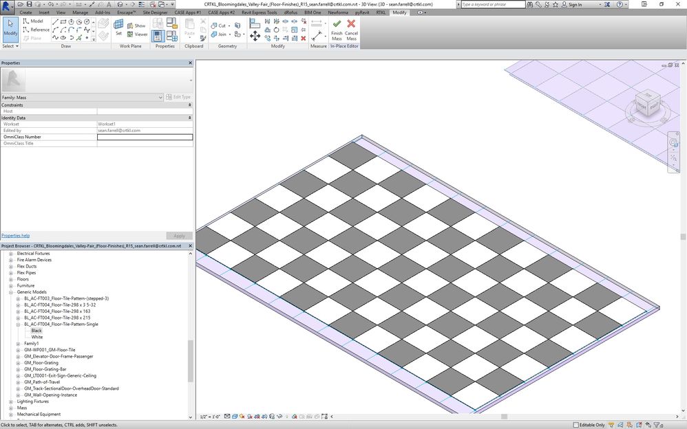 Finished Surface. Edges can be created with new  repeater. completing the surface with no edges