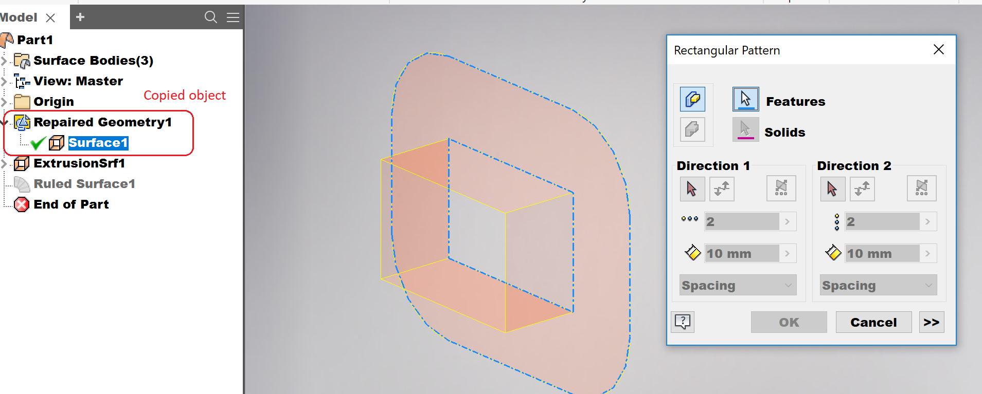 Pattern on Ruled Surface - Autodesk Community