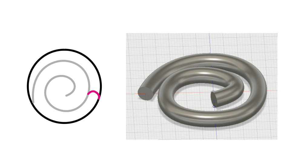 解決済み 渦巻き状の形状作りたい Autodesk Community International Forums