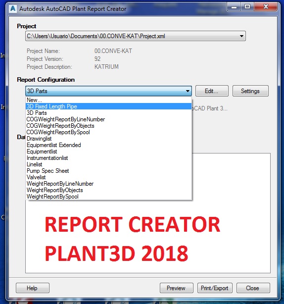 Solved: REPORT CREATOR LISTS 17/18 - Autodesk Community