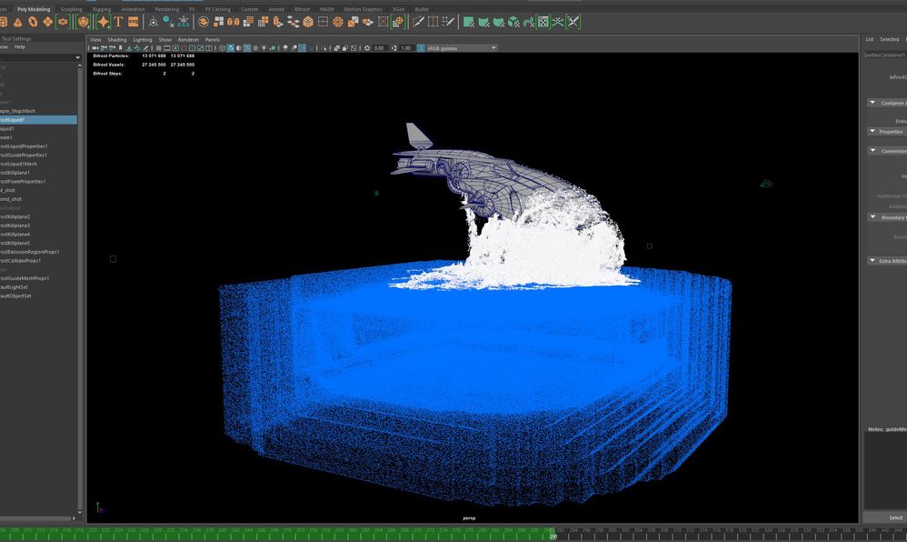 Solved: Bifrost container suddenly expand issue - Autodesk Community - Maya