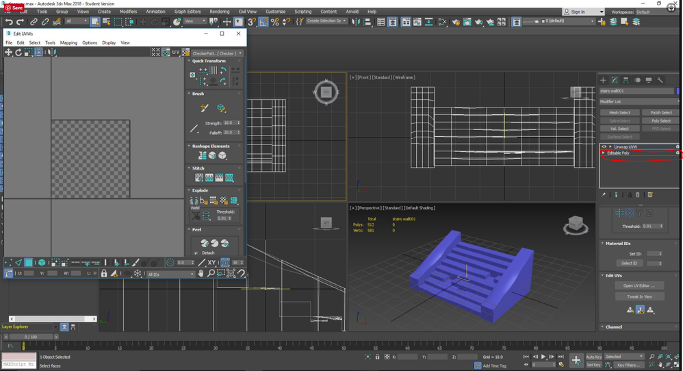 Solved: Copying object with unwrapped UV map - Autodesk Community - 3ds Max