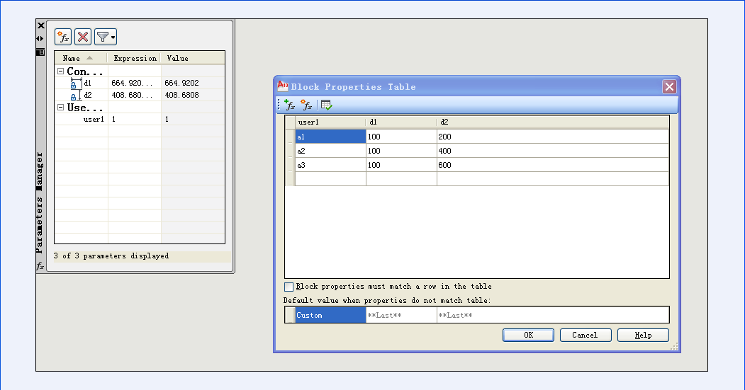 Solved: how to use a Block Properties Table of a a Dynamic Block using .NET  API? - Autodesk Community - AutoCAD