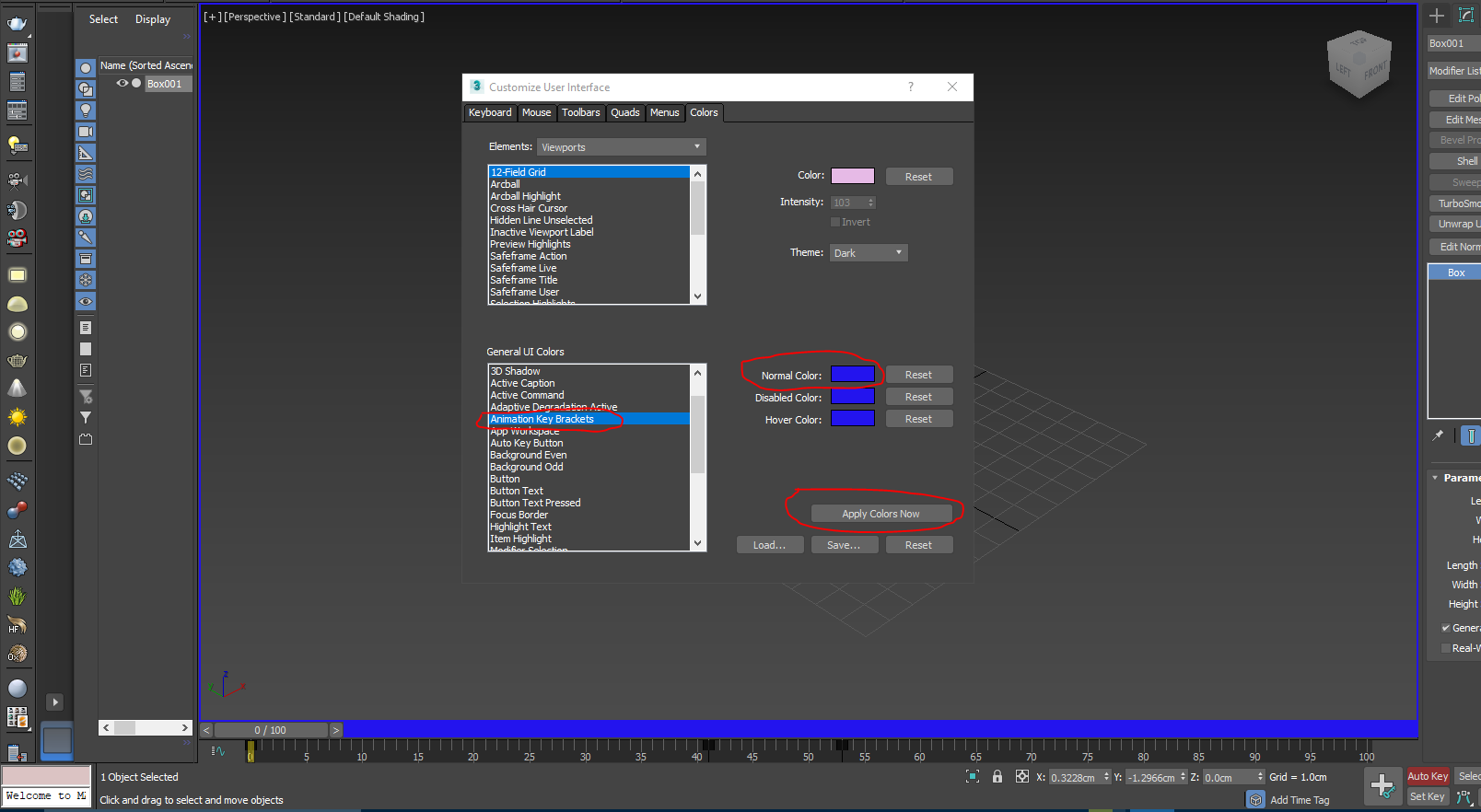 Customize/change red color of "Auto Key" funtion - Autodesk Community - 3ds  Max