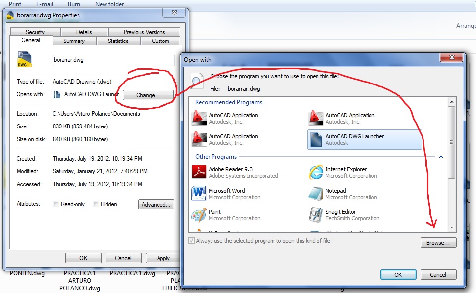 Solucionado: Como elegir el programa que abrira por defecto - Autodesk  Community - International Forums