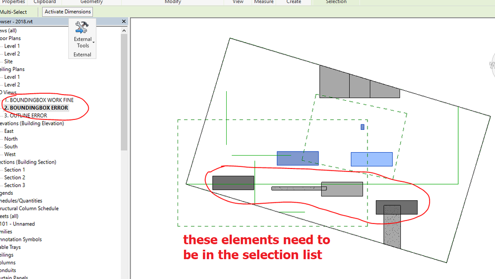 Solved: BoundingBox outline and BoundingBoxIsInsideFilter - Autodesk  Community - Revit Products