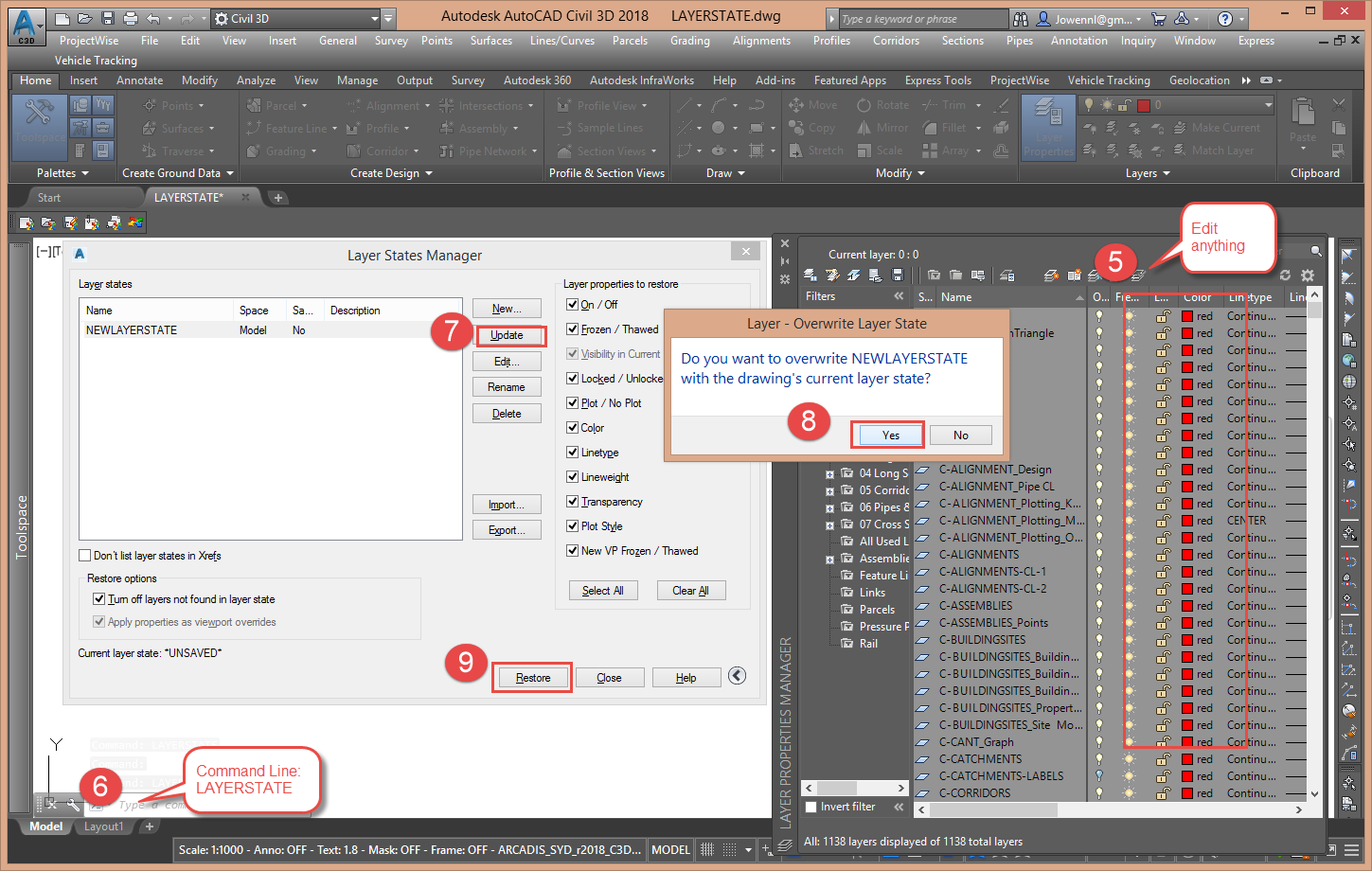 Layer states not staying applied - Autodesk Community