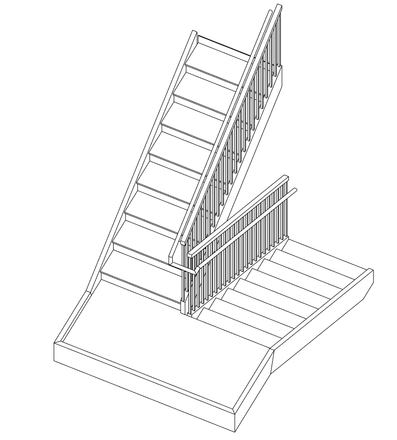 Solved: How can I join handrails at the landings of stairs? - Autodesk ...