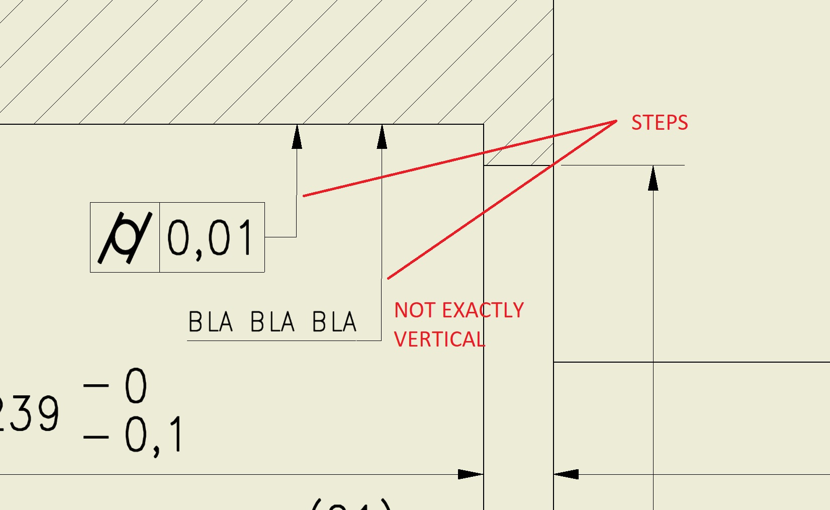 Solved: What happened to arrow lines for tolerances and text ...