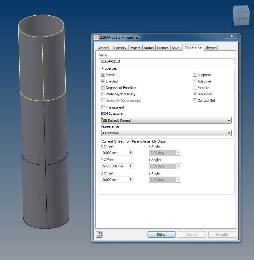 Offset from Parent Assembly Origin Page 2 Autodesk Community