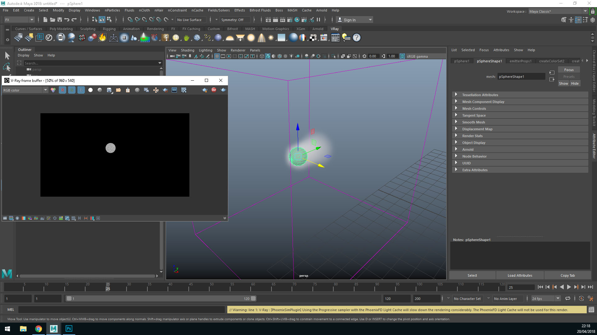 VRay bifrost render problems Aero on Maya 2018 SP2 - Autodesk Community