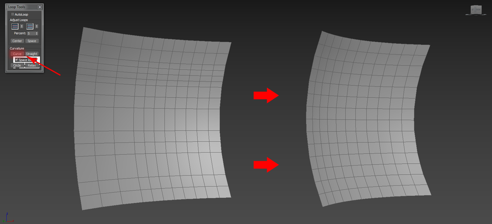 Similar functions like in Max or Blender Loop Tools( Space, Straight, Curve  etc) - Autodesk Community