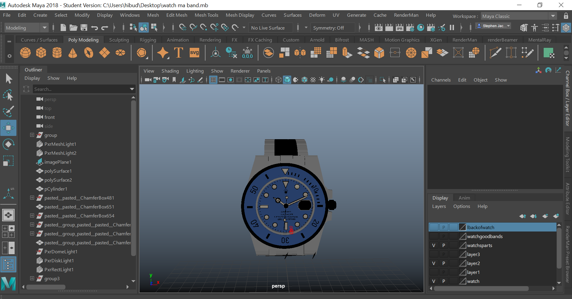 maya after I mirrored things then save and exit it disappears ...