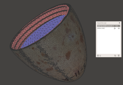 And OBJ and an STL aligned. I want to print as a single piece