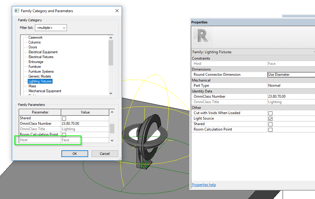 Solved: Missing options for light fixtures: vertical face/plan/work plane.  - Autodesk Community - Revit Products
