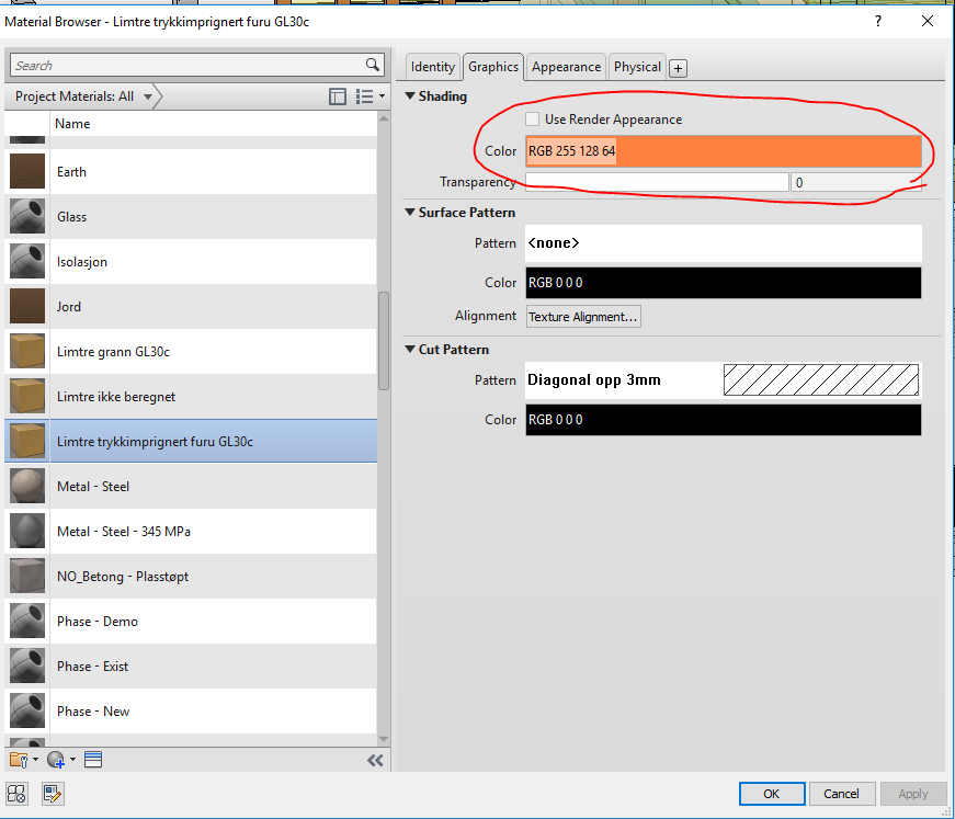 Color of exported elements to IFC - Autodesk Community