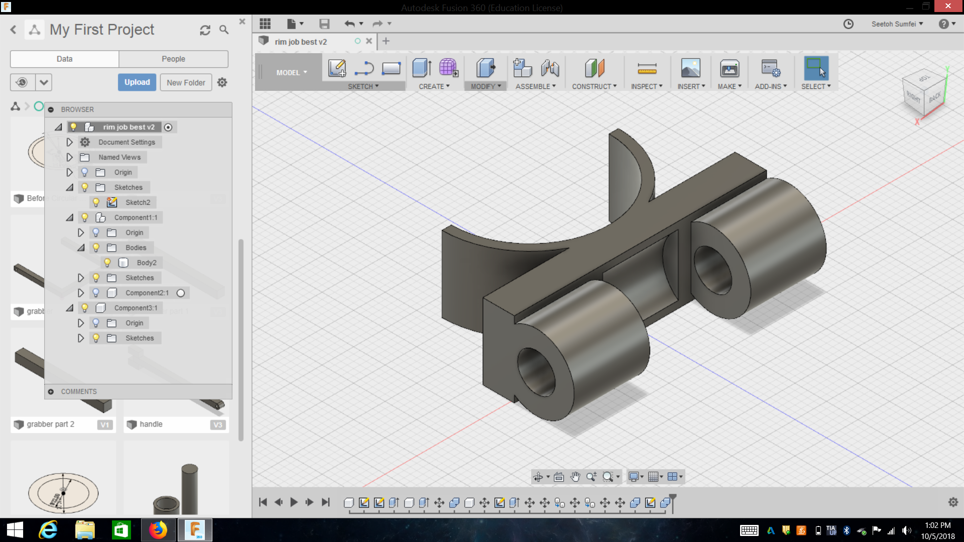 Solved: Align Semi Cylinder to rectangle - Autodesk Community