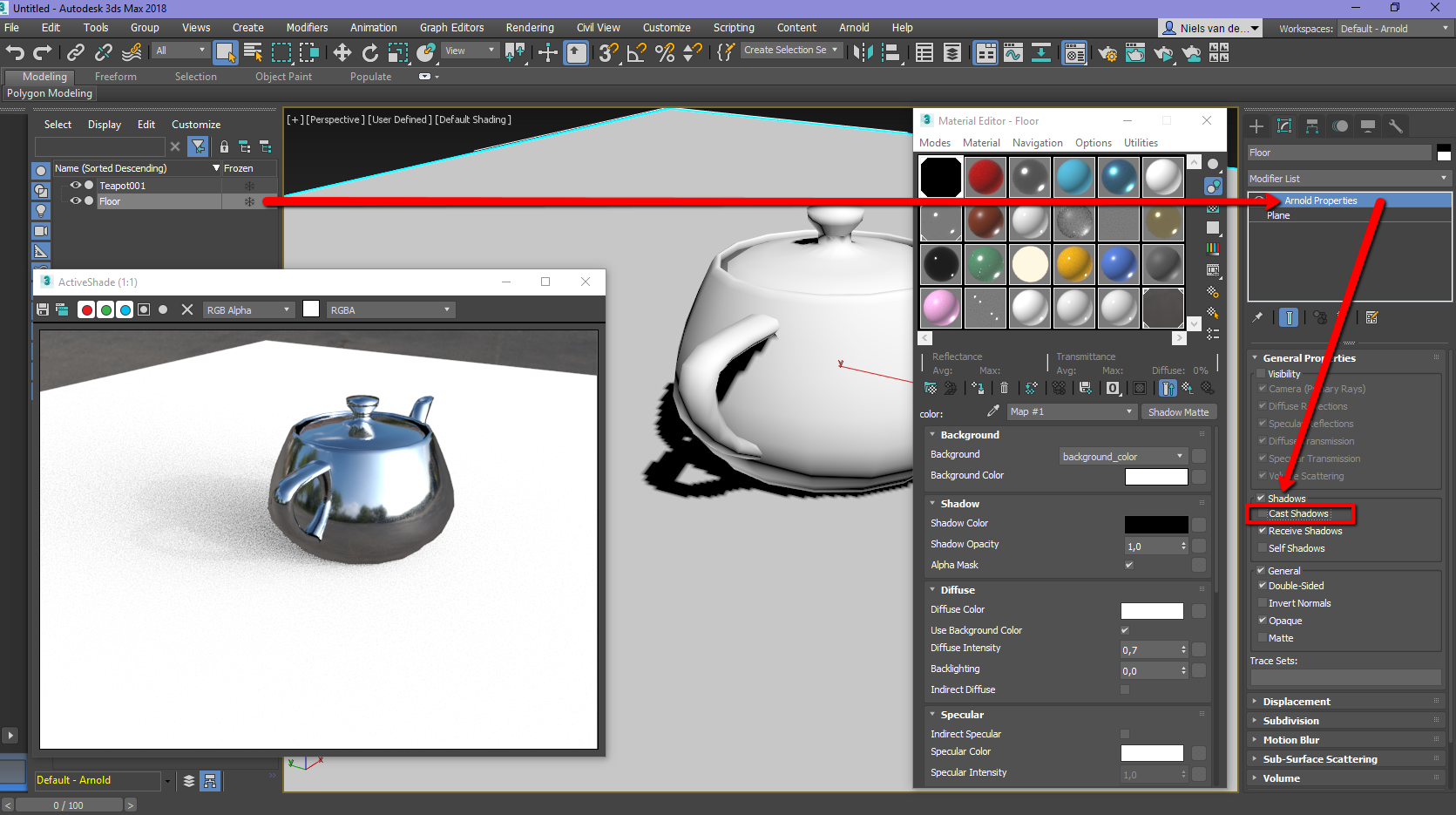 Solved: Matte/Shadow material and environment switcher - Arnold  substitutes? - Autodesk Community - 3ds Max