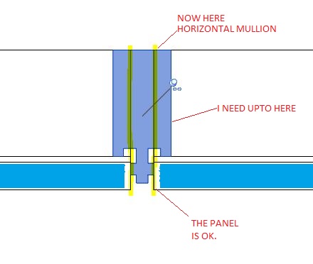 Solved: Splice , Cut or Join Vertical Mullions in Curtain Wall on desired  Height - Autodesk Community - Revit Products