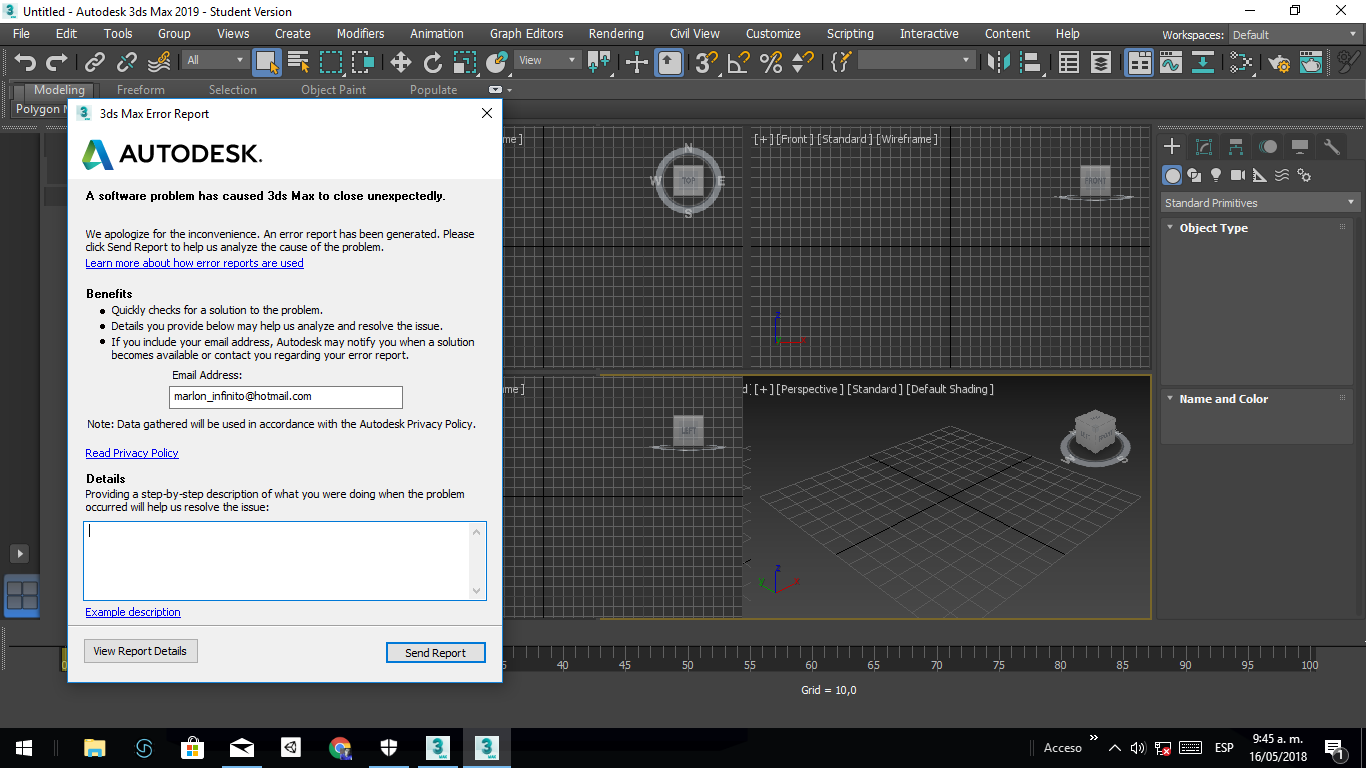 Solved: Autodesk 3D MAX 2019 closes after opening - Autodesk Community - 3ds  Max