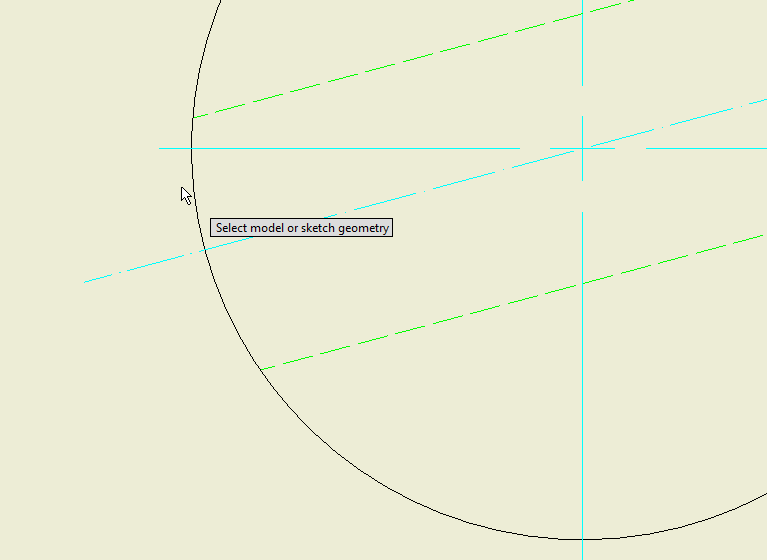 Solved: how to dimension from a line to where two other lines intersect ...