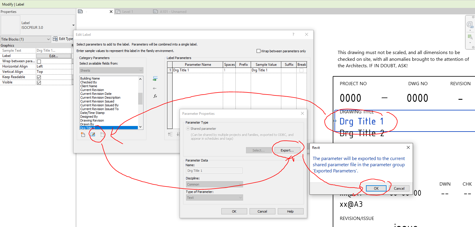 Title Block Family's Text Properties Out of Order - Autodesk Community