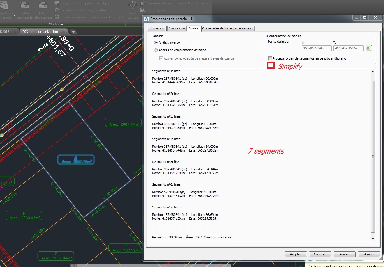 Improvement: Simplify Parcel Analysis - Autodesk Community