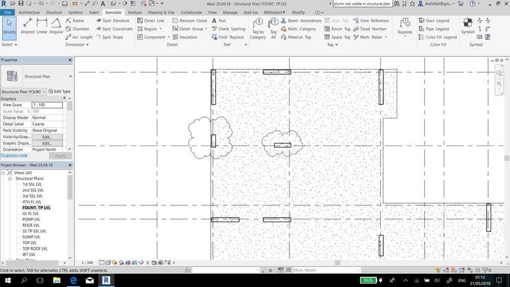 Why columns not show up in structural plan view - Autodesk Community