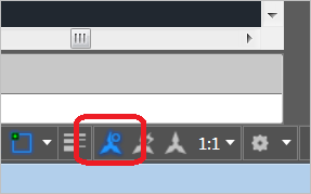 Hit this icon and make it blue.