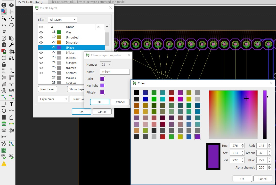 Layer color change 9.0.1 - Autodesk Community