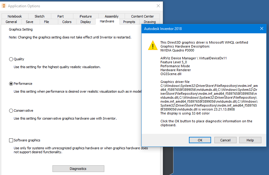Solved: Inventor 2018 solid hatch not displayed - Autodesk Community