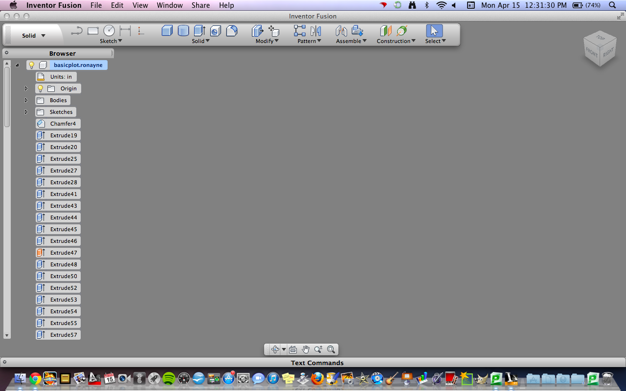 Cannot find my main body in inventor fusion. Zoom'd out to far! Help! Autodesk Community