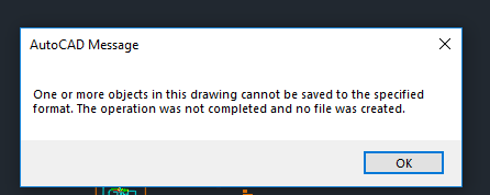 drawing will not save to current release - Autodesk Community