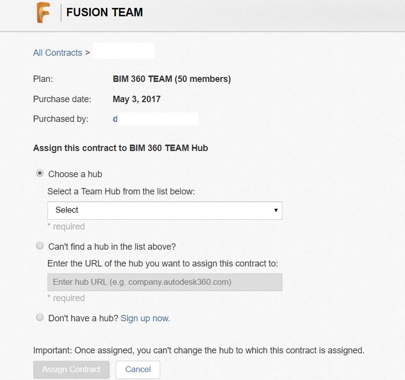 Assigning a Contract to Fusion Team - Autodesk Community