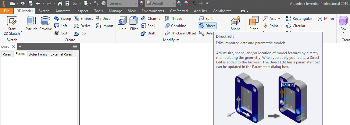 Inventor Fusion Edit Body Tab In Older Version For Surfaces - Autodesk ...