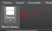 Ribbon / Tab / Panel Block Library Button Dropdown Preview - Autodesk ...