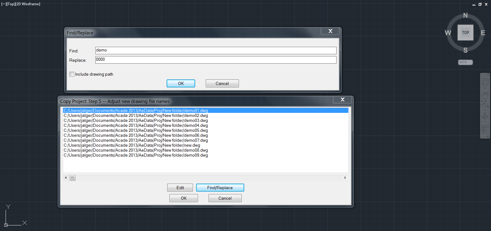 ACADE2013 copy project not working - Autodesk Community