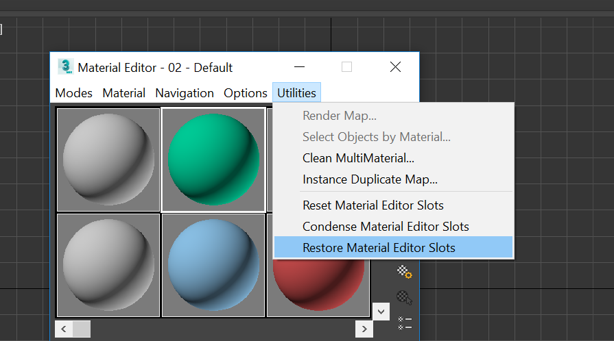 Solved: Script Error: Restore Material Editor Slots in 3DS Max 2019.1 -  Autodesk Community - 3ds Max