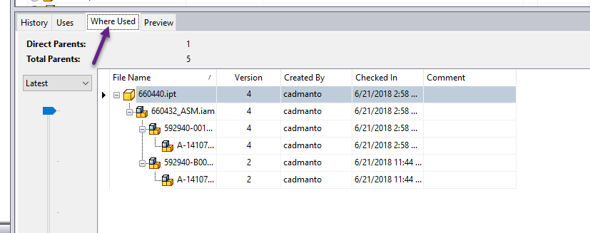 Solved: Is it possible to find where a part is used? - Autodesk Community