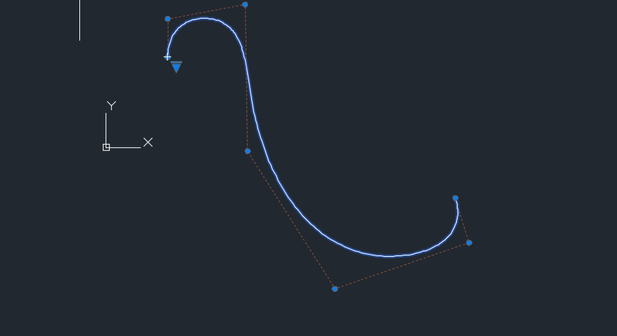 Original spline, degree 3, 7 control points